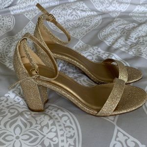 Sparkle strap sandals